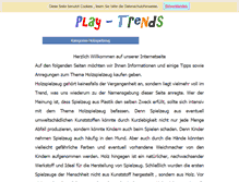 Tablet Screenshot of play-trends.de